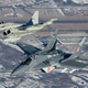 Illustration for article titled These Shots Of Fulcrums and Eurofighters Over Lithuania Are Amazing